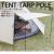 【即納】テントやタープに対応するテント・タープポール ブラック 2本セット×2セット ペグ&ロープ&収納袋付 4589946135015 DOD XP-01K_2SET