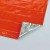 静音防寒シート オレンジ 1ｘ2ｍ アルミシート 大判サイズ オレンジカラーで目立つ 静音タイプ 寒さ対策 防災グッズ 避難 災害 緊急 防災 アーテック 52035