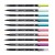 デュアルブラッシュペン ABT 10色セット トロピカル 筆ペン 細ペン ツインタイプ グラフィックマーカー アートペン トンボ鉛筆 AB-T10CTR