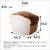 【北海道・沖縄・離島配送不可】【代引不可】ビーズクッション Roti もっちり食パンビーズクッション Lサイズ 日本製 カバー洗濯可能 かわいい おしゃれ インテリア ベージュ ホームテイスト SH-07-ROT-BBL--BE