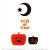 【即日出荷】フェイスシール グリッターシリーズ moon pumpkin パンプキン ムーン 月 ハロウィンフェイスシール ハロウィンメイク エンボス加工 キラキラ おしゃれ かわいい ルカン 95