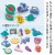 ねんど消しゴム B（5色6本組）図工 工作 夏休み 宿題 自由研究 課題 アーテック  23411