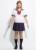 PLUME HOMME サマーセーラー 2点セット JK 女子高生 セーラー服 メンズ コスチューム コスプレ 衣装 仮装 変装 男女兼用 ジグ 7175