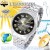 ジョンハリソン 腕時計 ウォッチ 4石天然ダイヤモンド付 ソーラー電波 高級 ブランド メンズ J.HARRISON JH-082MGB