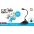 【代引不可】マイク スタンド型 有線 USB-Aコネクタ 直径3.5mm 3極ミニプラグ フレキシブルアーム オンラインゲーム ビデオ会議 ブラック エレコム HS-MC07UBK