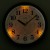 掛け時計 アナログ 直径30.3cm 3方向よりライトが文字板を照射する 常時点灯時計 連続秒針 ウォールクロック MAG（マグ） 光明 ノア精密 W-727 BR