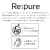 タオルハンカチ Re Pure 25ｘ25cm Ag 防臭機能 吸水性 タオル ミニタオル パイルとガーゼの組み合わせ シンプル 【GRAY STRIPE】 Re Pure A433GYS