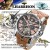 ジョンハリソン 腕時計 ウォッチ ビッグテンプ付 多機能表示 自動巻&手巻 高級 ブランド メンズ J.HARRISON JH-033PB