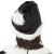 XM サンタ帽子 ブラック 帽子 仮装 コスプレ 衣装 忘年会 クリスマス ハロウィン イベント 誕生日 クリアストーン 4560320873709