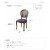 【北海道・沖縄・離島配送不可】【代引不可】ダイニングチェア 椅子 イス チェア イタリア製 木製 天然木 猫脚 鋲留め クラシックテイスト エレガント アンティーク風 ヴェローナクラシック ヨーロピアンブルー ナカムラ 42200161