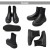 【北海道・沖縄・離島配送不可】PLATFORM SOLE SHELSEA BOOTS 靴 ブーツ メンズ 男性 glabella glbb-251