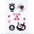 フェイスシール KIDSシールシリーズ 子供用 キッズフェイスシール ピンクモンスター ハロウィンフェイスシール ハロウィンメイク おしゃれ かわいい ルカン 9411