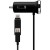 Lightning & micro USB ツインコネクタ DC充電器 2.1A 1.0m ブラック PGA PG-TUD21A01BK