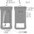 スマートフォン用 防水ケース IPX6/IPX8対応 フローティング構造 アウトドア プール バスタイム ブラック グリーンハウス GH-WPCD-BK