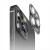 iPhone15Pro iPhone15ProMax 対応  カメラフルプロテクター グリッター ラメブラック  Premium Style PG-23BCLG14BK