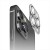 iPhone15Pro iPhone15ProMax 対応  カメラフルプロテクター グリッター ラメシルバー  Premium Style PG-23BCLG15SV