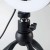 【即納】【代引不可】LEDリングライト 直径16cm ミニ三脚スタンド付 360度ボールジョイント搭載 動画 撮影 配信 オンライン会議 ブラック エレコム DE-L02BK