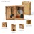キッチンツールボックス 木製 ウッド素材 ボックス アウトドア BBQ 持ち運び キッチン ツールボックス CAMPER A521