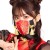 コスマスク チャイナ 赤 マスク コスプレグッズ デザインマスク 小顔効果デザイン かわいい おしゃれ 雑貨  クリアストーン 4560320895589