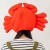【即納】かにキャップ カニ 蟹 うみ 海 ぼうし 帽子 かぶりもの コスプレ 仮装 変装 グッズ 小道具 おもしろ 爆笑 ルカン 6613