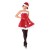 パーティーサンタ レッド Ladies レディース サンタ クリスマス コスプレ コスチューム 衣装 仮装 変装 クリアストーン 4580136526200