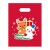 クリスマスプレゼント袋 小 マチ無し 100枚 30ｘ23cm ラッピングバッグ ラッピング袋 Christmas Xmas 袋 バッグ 簡易包装 ギフト 販促 店舗 ショップ アーテック 6714