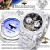 ジョンハリソン 腕時計 ウォッチ 多機能付 ビッグテンプ 自動巻&手巻 高級 ブランド メンズ J.HARRISON JH-008BW