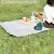 piatto レジャーシート ギンガムチェック 150x90cm 2～3人用 イエロー 現代百貨 A560YE