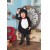 HW マシュマロブラックキャット ベビー コスチューム 80サイズ 1～2歳 ベビーサイズ 黒猫 ハロウィン コスプレ 衣装 仮装 変装 クリアストーン 4560320889052
