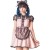 HW コケティッシュガーリー ネコメイド コスプレ 衣装 仮装 イベント パーティーグッズ クリアストーン 4560320909248