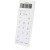 キッチン タイマー 電卓 時計 タイマー 時計付電卓タイマー 計算機 バイブ マグネット ホワイト ドリテック CL-126WT