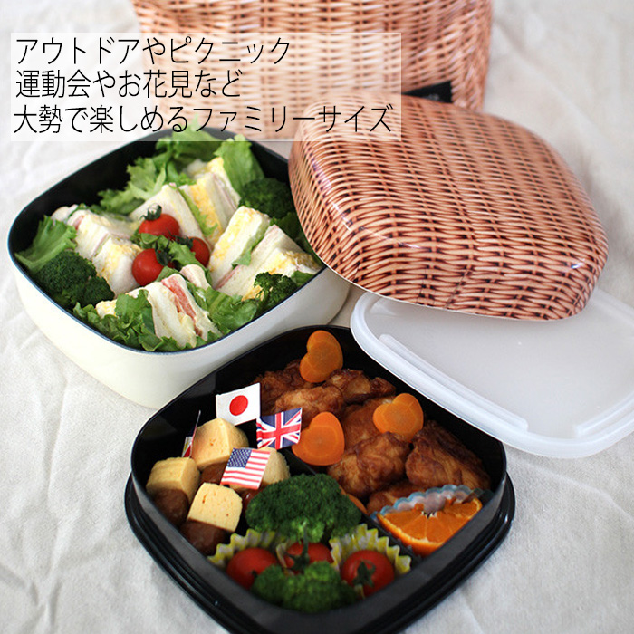 売れ筋アイテムラン 重箱 運動会 お花見 通販 お弁当箱 2段 お重箱 二段 6 5桜オードブル オードブル 容器 ランチボックス 大容量 1800ml 900ml 2 お重 行楽弁当箱 Www Tonna Com