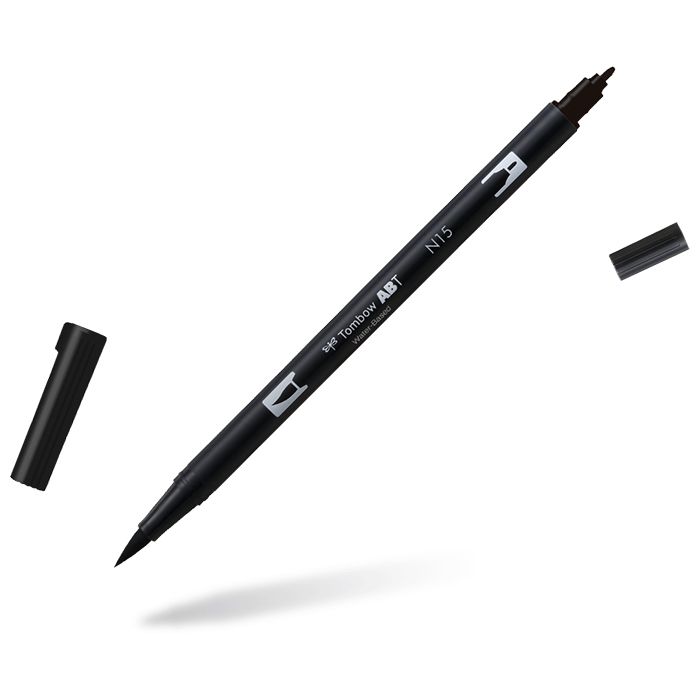 デュアルブラッシュペン 水性マーカー ABT 12色セット ポートレイト 筆