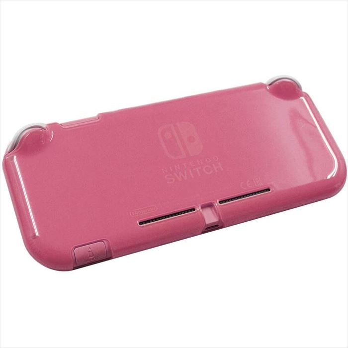 Nintendo Switch Lite ケース カバー クリア TPUカバー ソフトカバー 薄型 耐衝撃 コーラルピンク アローン ALG