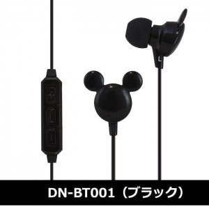 イヤホン ステレオイヤホン イヤフォン Bluetooth ステレオイヤホン ディズニー ミッキー キャラクターイヤホン ワイヤレスイヤホン ワイヤレス ハンズフリー通話 3ボタンリモコン付 グルマンディーズ Dn Bt00