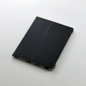 【即納】【代引不可】iPad Pro 12.9inch 第5世代 2021年モデル ソフトレザーケース 手帳型 2アングル 軽量 ブラック エレコム TB-A21PLPLFBK